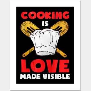 Cooking Is Love Posters and Art